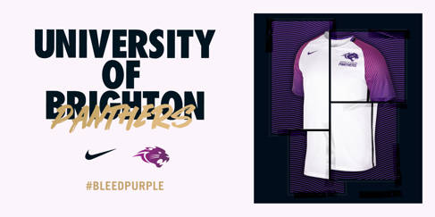 University of Brighton Panthers playing kit